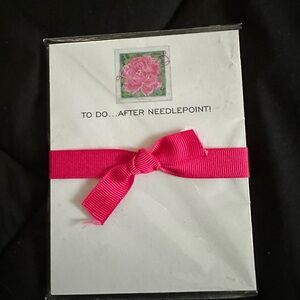 To Do After Needlepoint Mini Notepad